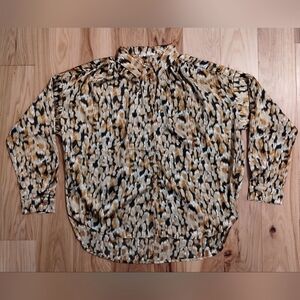 Jodifl button up patterned blouse